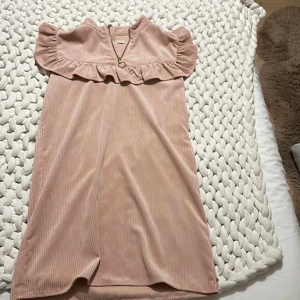 Scotch and soda mauve corduroy dress